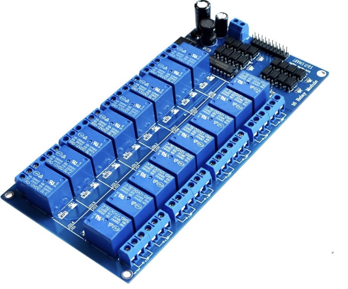وحدة ريلاي بـ 16 قناة (16 Relay Module)