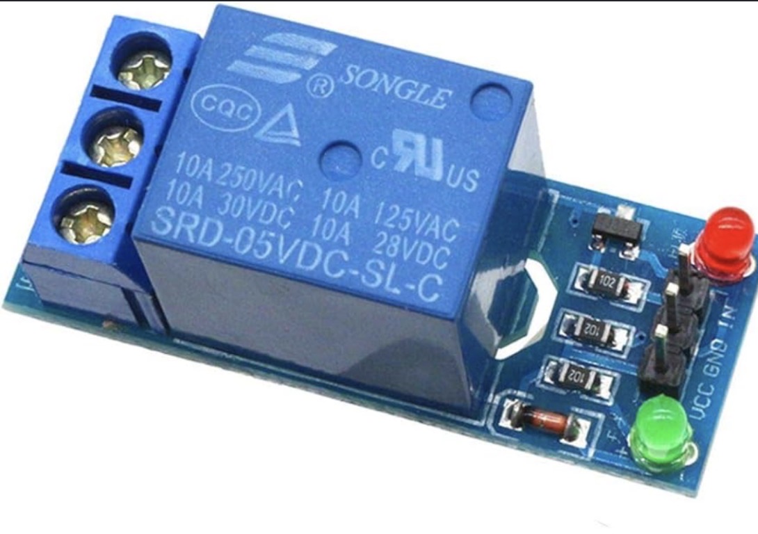 وحدة ريلاي (Relay Module) ذات قناة واحدة بقدرة 5 فولت،